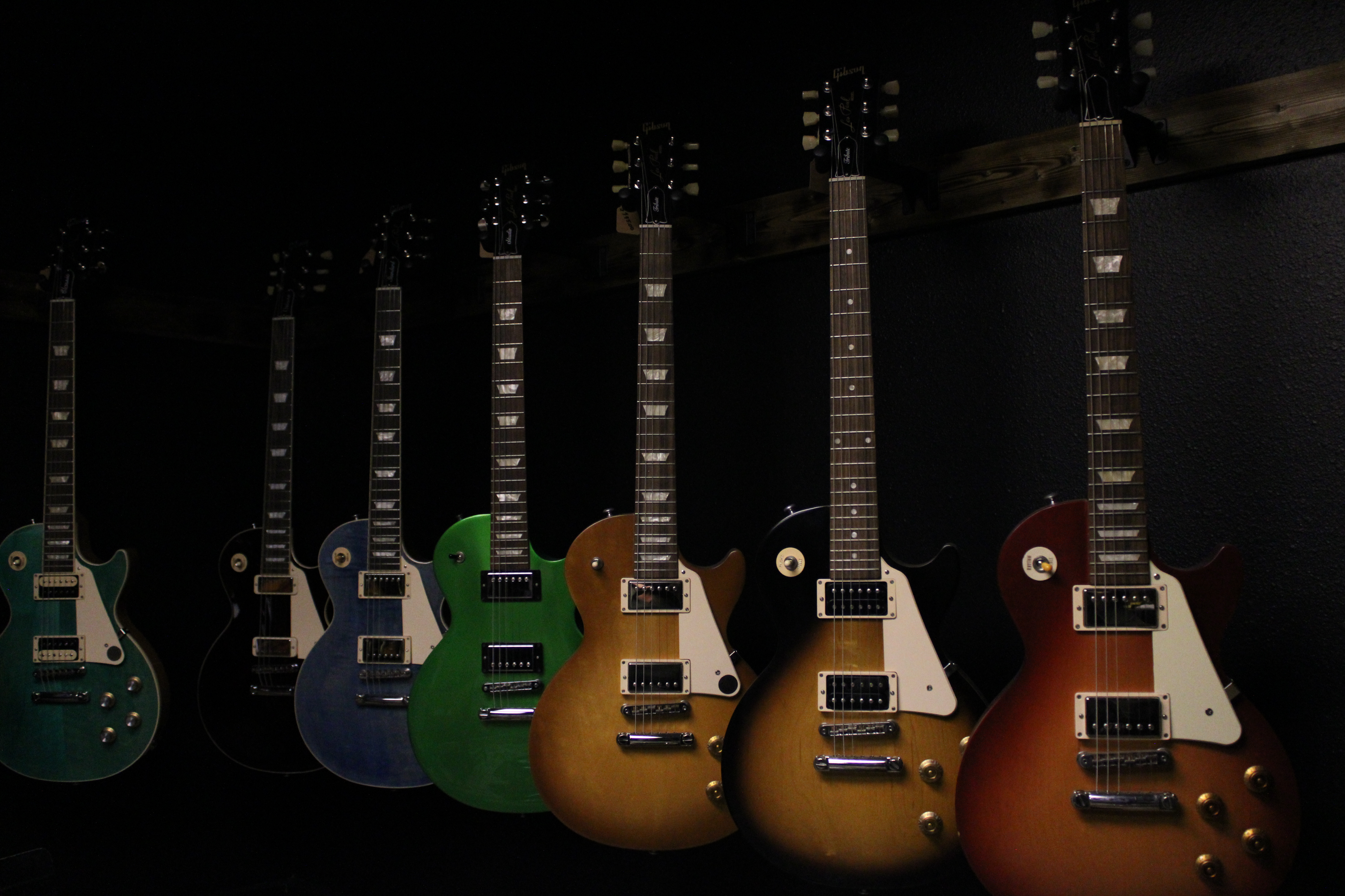 Electric guitars at The Twisted Oak